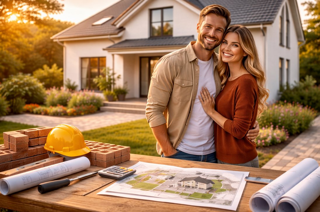 Massivhaus Geo-Domains für Bauunternehmen und Massivhausbauer Hanau